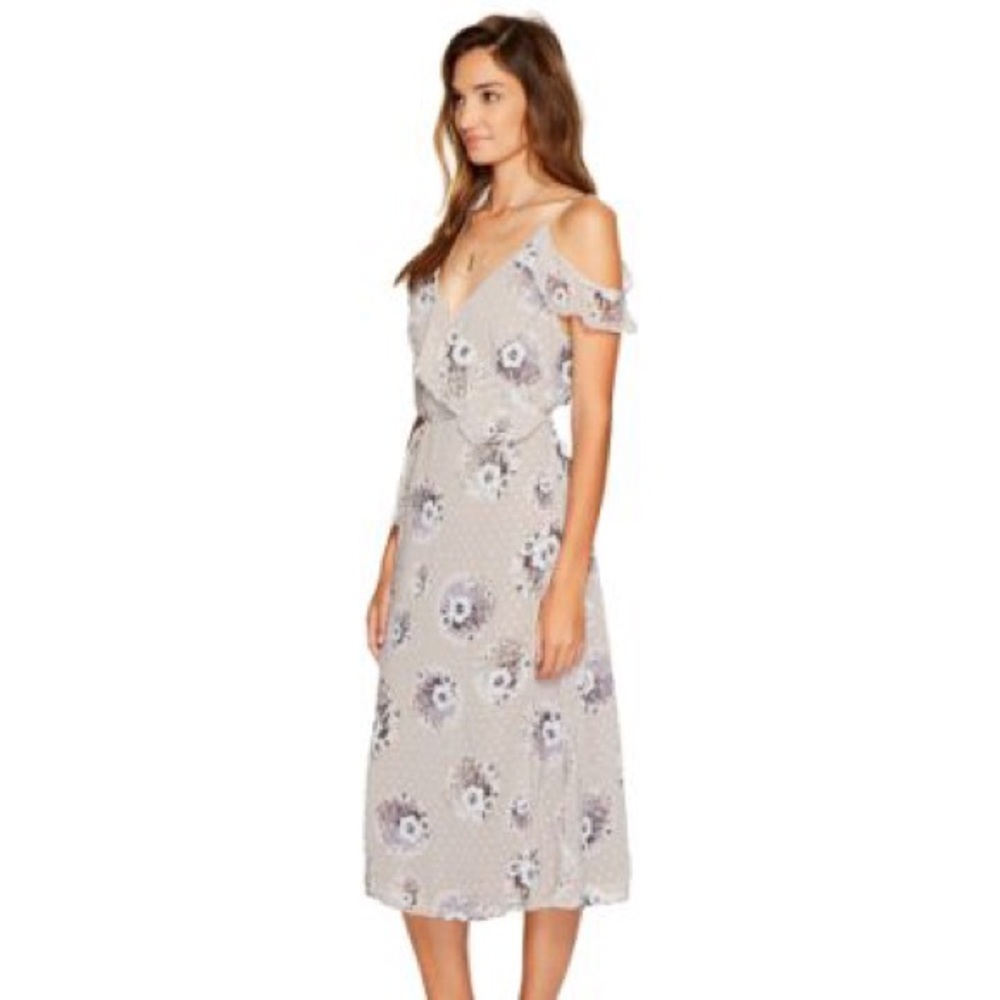 NWT Anthropologie Bishop & Young Floral Wrap Dress - Picture 2 of 10